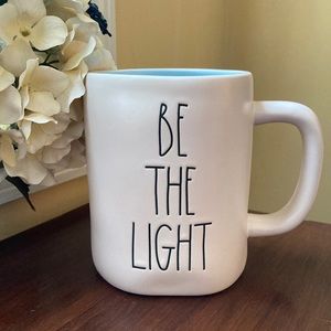 Rae Dunn BE THE LIGHT ceramic mug